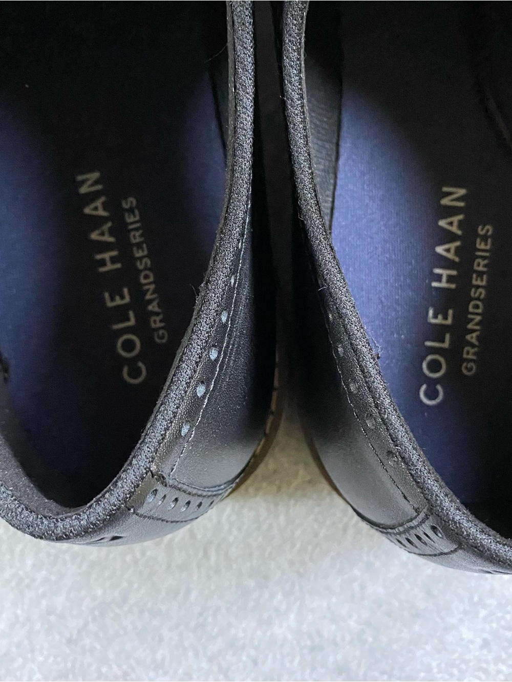 Cole Haan Go To Wing Oxford Men’s 13 Black Grand 360 Leather Dress Shoes - Picture 8 of 11